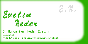 evelin neder business card